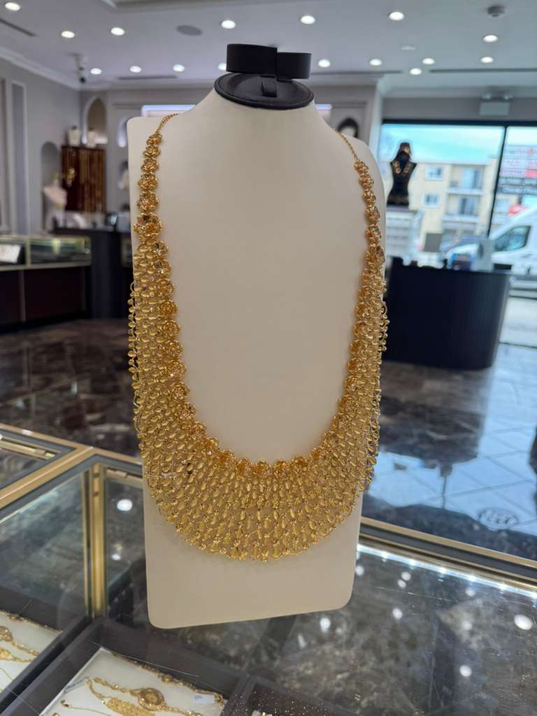 21K Gold Long Necklace - SD31385